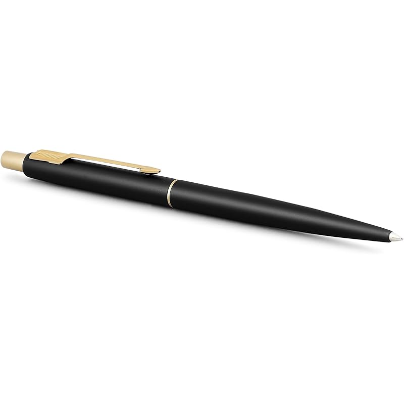 

Parker Classic Matte Black Gold Trim Ball Pen 1 Count (Pack of 1) разноцветный