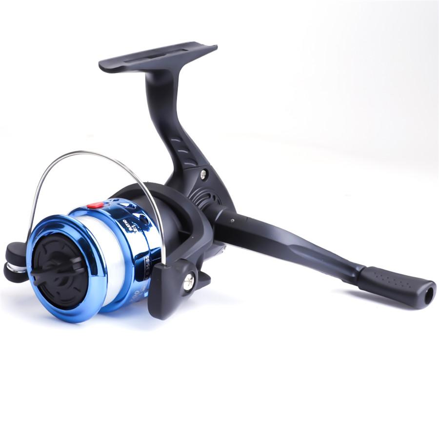 Fishing Spinning Reel Metal Spool 5.2:1 Ball Bearings Carp Fishing Reel Metal Line Cup Tackle Other синий
