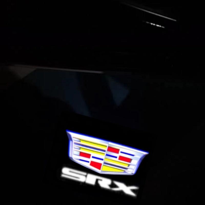 LED Lamp Shadow Projector for Cadillac Car LED Car Logo Lamp Door Shadow Light SRX XT4 XT5 XT6 ATS XTS CTS CT6 Car Accessories