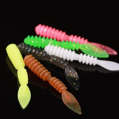 20 STÜCKE 6 Farben Angeln Weichköder 4cm Kunstköder Outdoor Minnow Köder Winterangeln