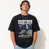 Handyman Hourly Rate Funny Tool Graphic T-Shirt Tradesman Humor Tee