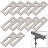 Stainless Steel M10 For Hanger Bolt Adapter Plate Essential for Solar PV Mounts Available In Sets of 1 4 or 12