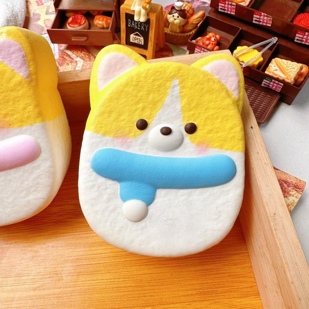 Slow Rebound Squeeze Toys PU Fidget Toy Sensory Toy Cartoon Dog Squishy Toy Gift Giving