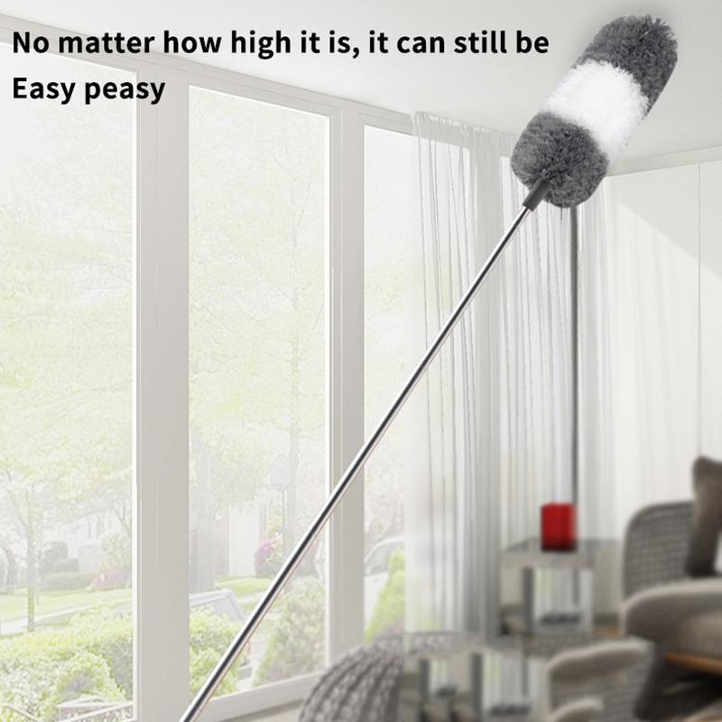 Extendable Microfiber Duster Retractable Duster Brush Household Cleaning Tools Dust Remover Brush For Dust Cleaning