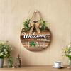 14-Pattern Interchangeable Welcome Sign for Easter, Christmas, & More Holidays