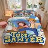 3pcs Tom Sawyer Duvet Cover Set -  Includes 1 Duvet Cover and 1/2 Pillowcases (No Insert) yy251107166