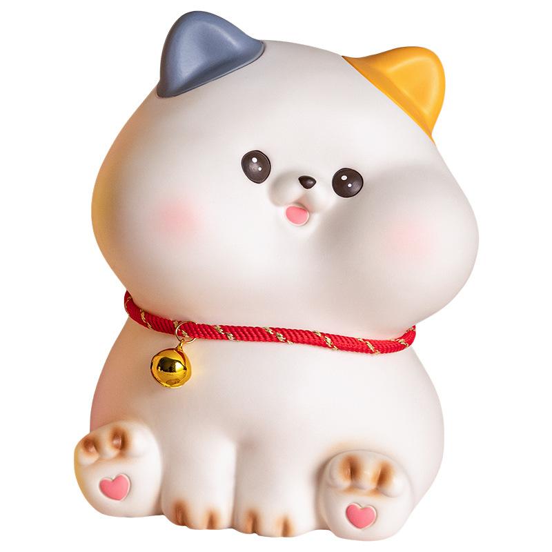 Latest Dingdang Cat Piggy Bank Kids Large Volume Can Enter or Out Kids Study Decoration Piggy Bank June 1st Gift Durable