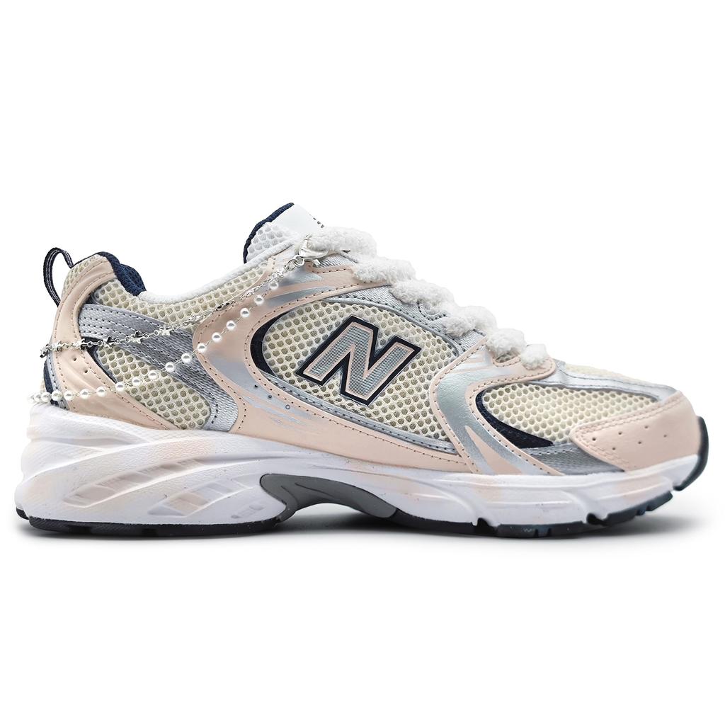 New Balance NB 530 Slip Resistant Low Top Running Shoes Unisex Silver Pink D Width MR530SG(Team1962-)