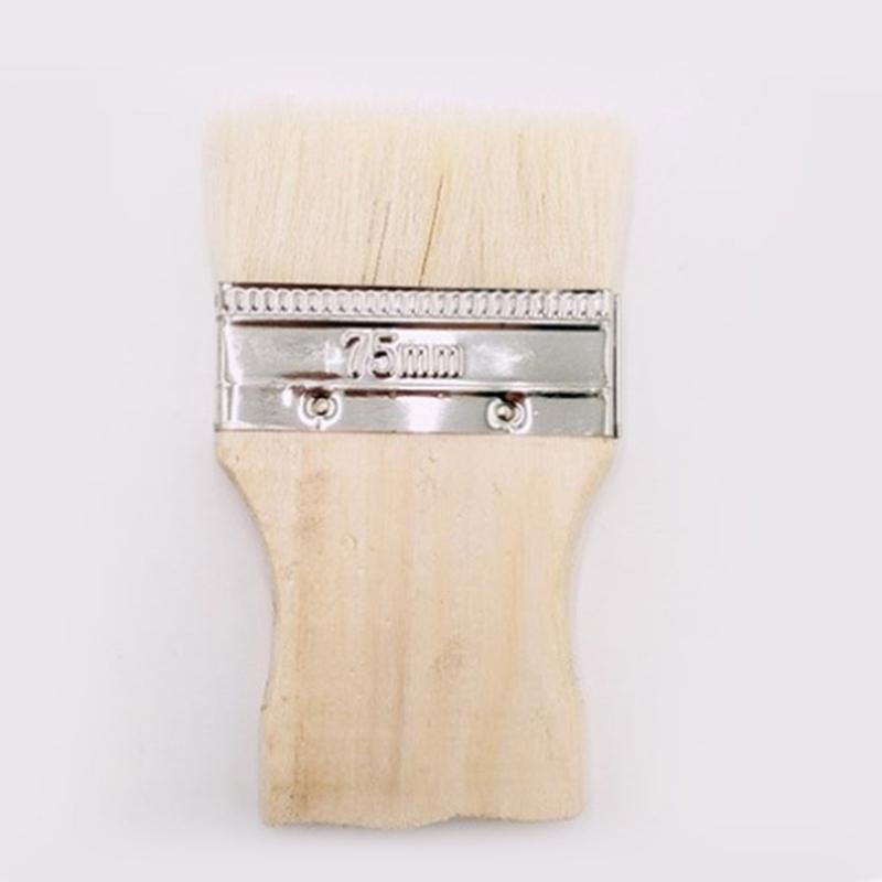 Professional 3/4/5 Inch Large Area Paint Brushes multifunction Flat Paint Brush Set Wool Bristles for Smooth Application