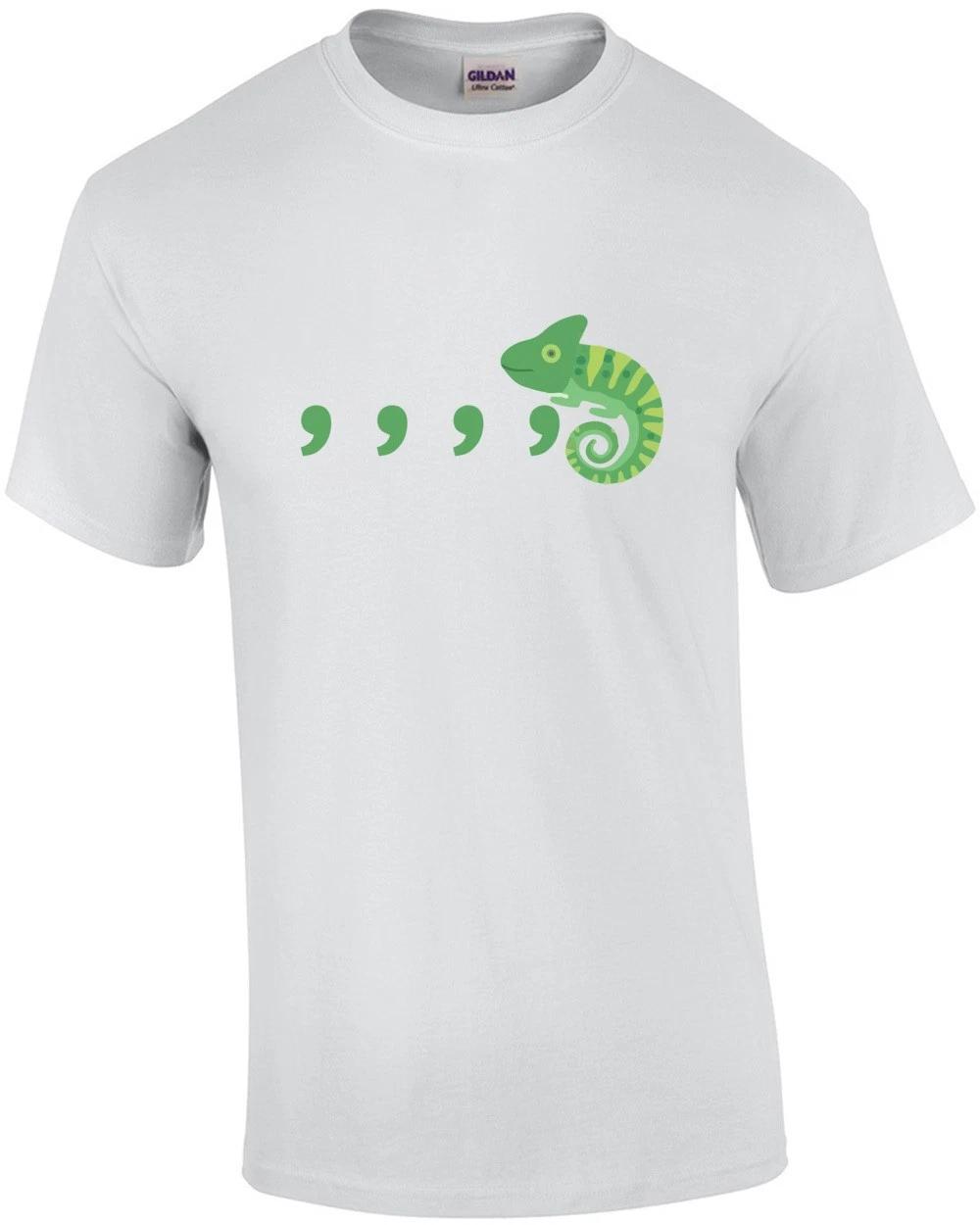 Comma Comma Comma Chameleon Parody Culture Club - Karma Chameleon 80 s T-shirt S