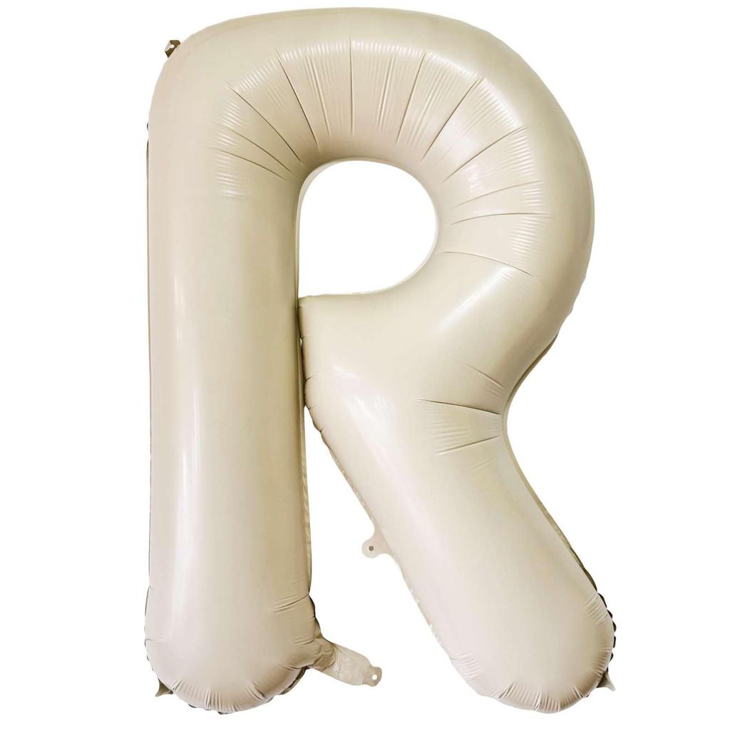 Baloane Gigante Albe Crem de 40 Inch Literele A-Z, Consumabile Petrecere de Ziua de Naștere Decorațiuni Eveniment Aniversar Alfabet