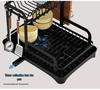 Multi-functional Kitchen Bowl & Dish Rack with Draining and Cutting Board Storage