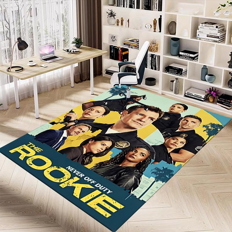 Der Rookie City Heroes Teppich Für Spielzimmer Schlafzimmer Wohnzimmer Sofa HeimdekoKinder Spielbereich Teppich Rutschfeste Bodenmatte