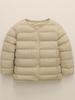 New Lightweight Round Neck Down Jacket for Boys and Girls - Warm White Duck Down Liner