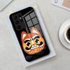 Daruma Phone Case For Samsung S25 Edge Ultra 23 22 21 20 Ultra Plus S24 Fe A54 53 25 Glass Cover