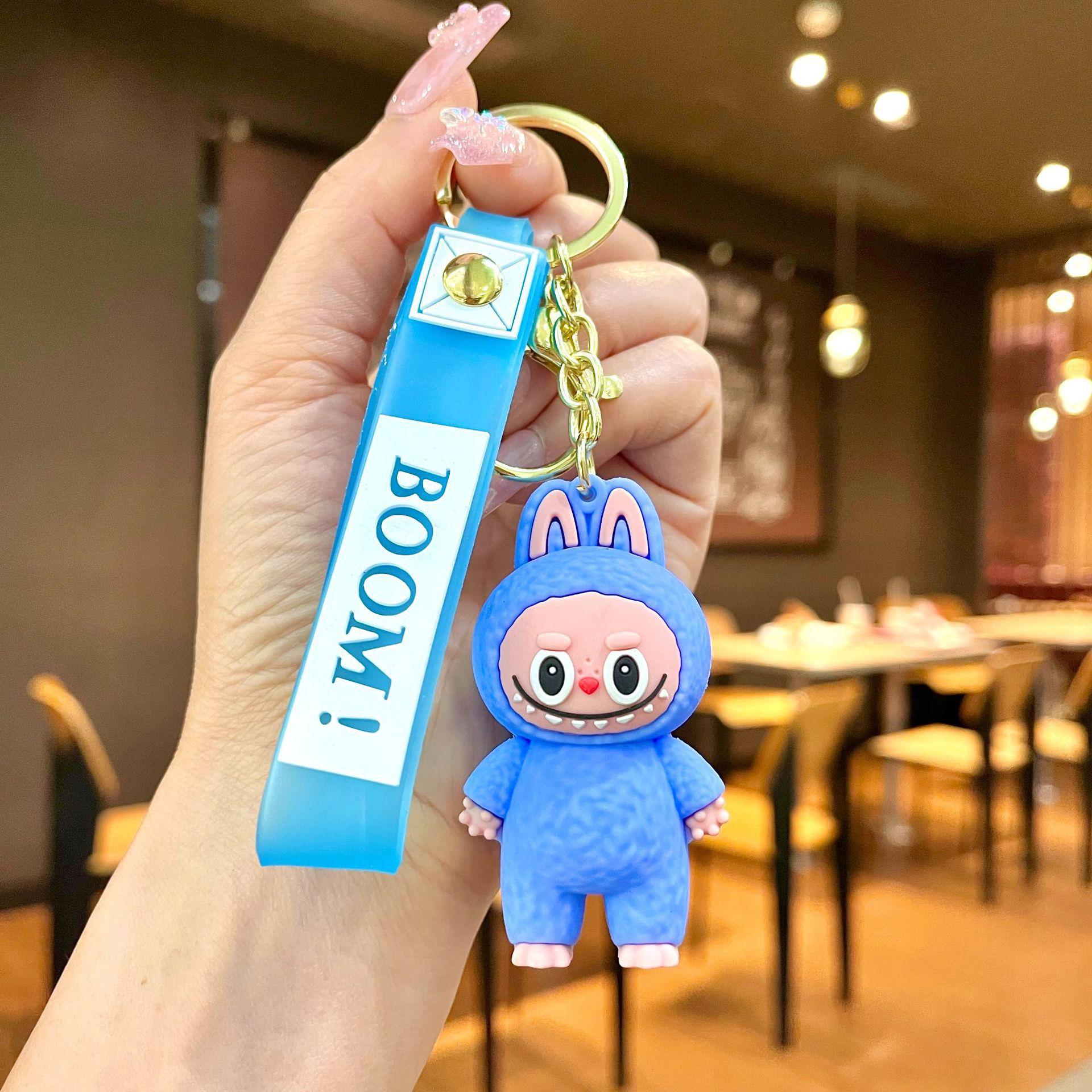 

Мультяшный брелок-подвеска в виде овечки, милая кукла, подвеска для ключей автомобиля