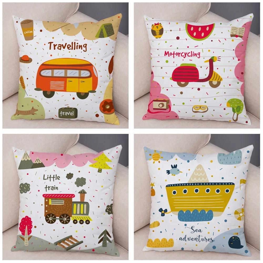 Cute Cartoon Animal Decorative Pillowcase Office Living Room Car Ornaments Home Pillowcase