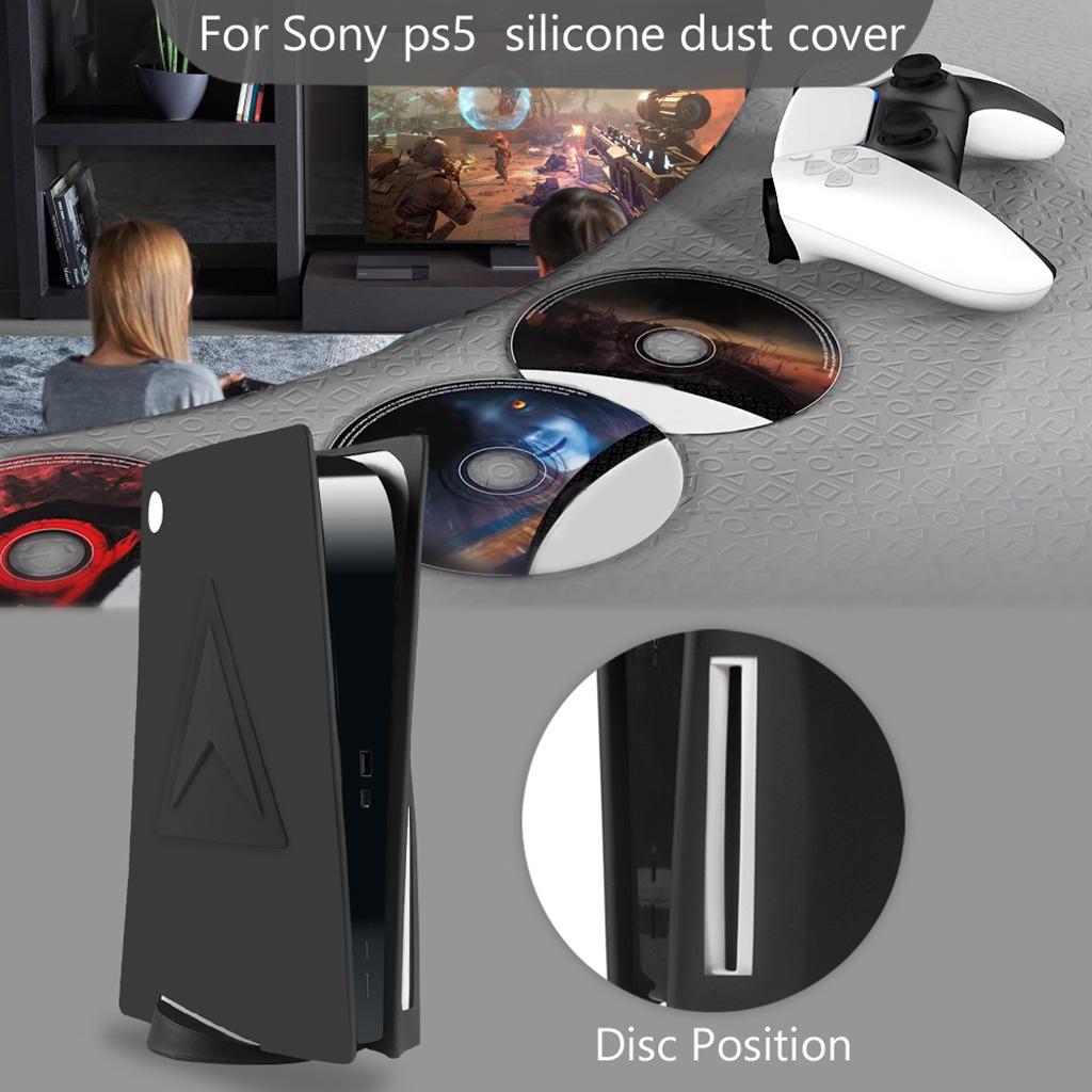 Soft Shockproof Console Cover Protective Shell Dust-proof Protector Suitable for PS5 CD-ROM Edition