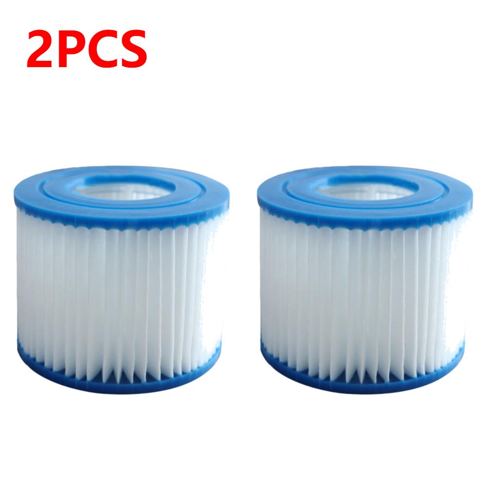 1-10pcs Pool Water Filter Cartridges Type VI Spa Filter Cartridge Soft Rubber Ends Pool Filter for Most Inflatable Hot Tub