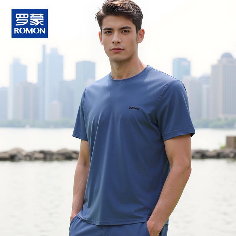 ROMON Men's Summer Cool-Touch Short Sleeve T-Shirt