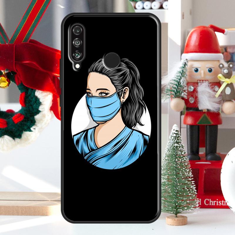 Cartoon Medicine Doctor Nurse For Huawei Nova 9 10 SE 11 Pro Y60 Y70 Y90 Y61 Y91 Y72 Y73 12i 11i 8i P20 P30 P40 Lite Case