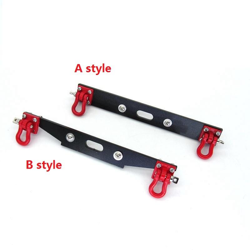 A71Z Metal Rear Bumper With Tow Hook For MN D90 D91 D96 MN98 MN99S MN45 1/12 RC Car Upgrade Parts Accessories