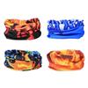 Used [NEW] [SMEHCF] Multipurpose Bandana 4pcs for Women Men Headband Balaclava Hair Head Scarf Face Half Airsoft Paintball Mask Neck Gaiter