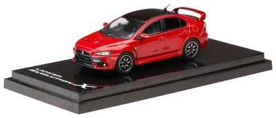 Mitsubishi Lancer Evolution X FINAL EDITION Engine Display Model Red Roof 1/64 Metallic/Black