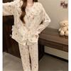 Women's Pajamas Set Pajamas 2-piece Set Airy Soft Casual Printed Pajamas