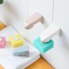 Dispenser di Sapone Magnetico Senza Foratura Scatola per Sapone Drenante, Ventosa Creativa per Casa Supporto per Sapone da Parete per Bagno