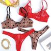 French Ultra Thin Women Underwear Set Sexy Flocking Push Up Bra Summer Ladies 6 Color Mesh Breathable Lingerie and Thong Sets