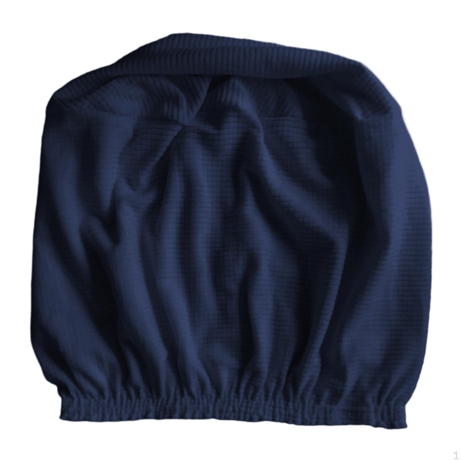 

Эластичный чехол для круглого пуфа, съемный протектор для пуфа Navy