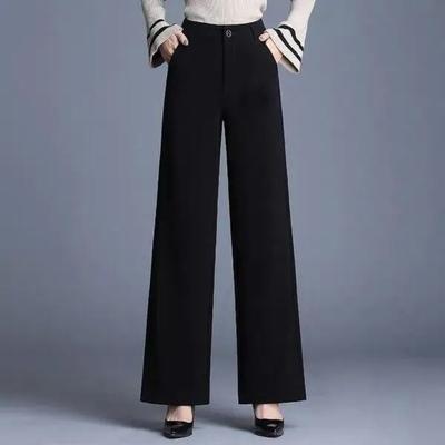 Wide-leg Pants for Women with High Waist Free Drooping Loose Slimming Dancing Catwalk Casual Trousers Women's Pants