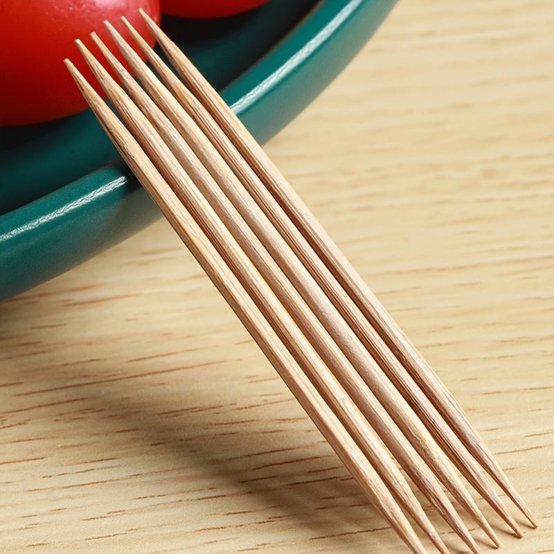 1000pcs/pack Disposable Bamboo Toothpicks - Portable and Hygienic for Home and Events