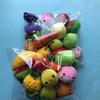 Mix 15 Designs OF Vegetable And Fruit , Cute PP Cotton Stuffed Plush Toy