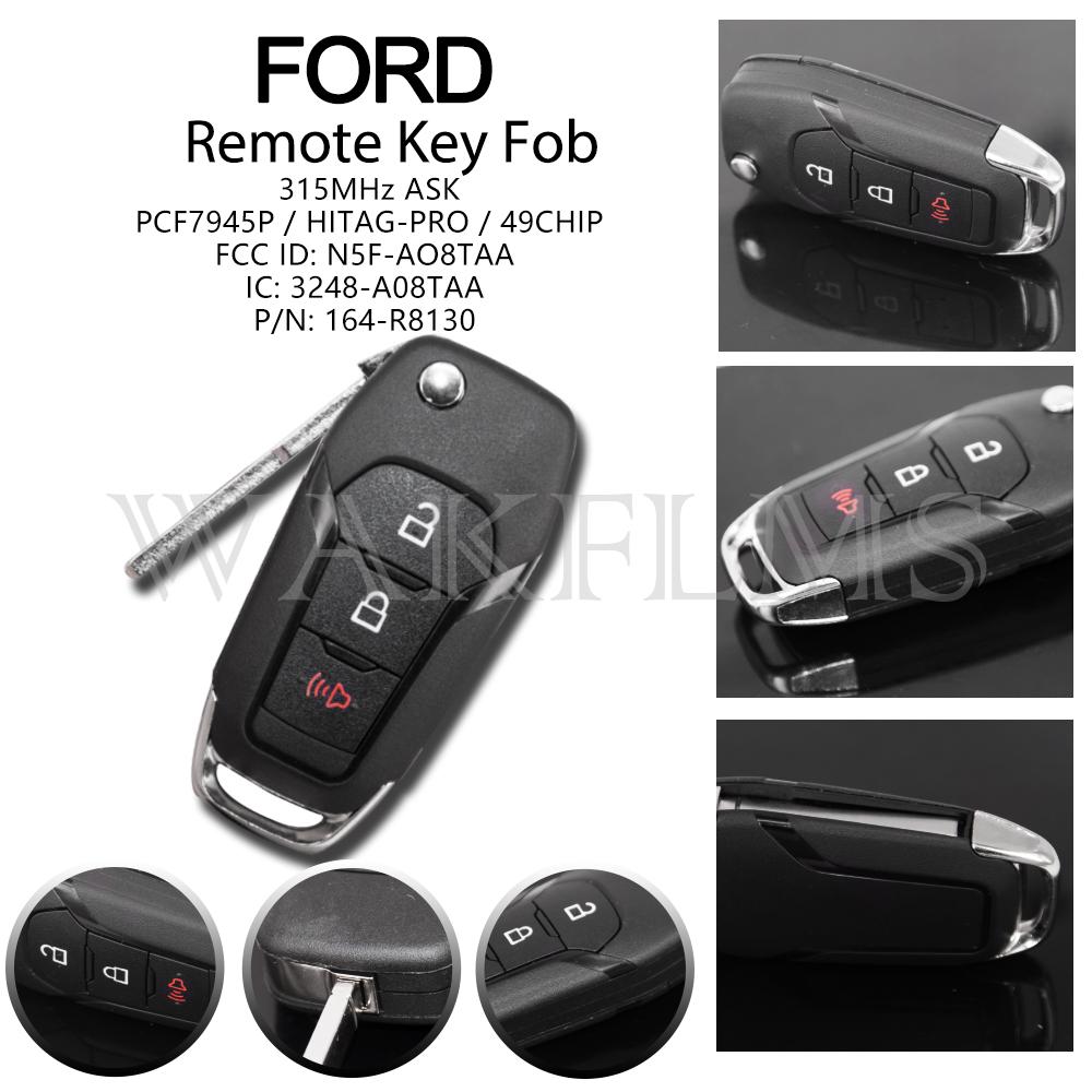 N5F-A08TDA For Ford F150 F250 F350 F450 F550 Ranger Raptor Bronco 2015-2022 Remote Car Key 902MHZ 868Mhz 434Mhz 49 CHIP