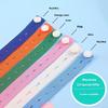10 pièces Bandes Élastiques Nylon Avec Trou Bouton Bande Élastique Bricolage Couture Vêtement Pantalon Accessoires Organisateurs