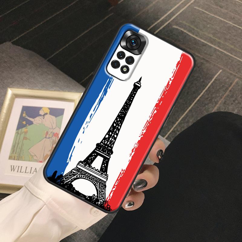 France national flag Funda For Xiaomi Redmi Note 13 14 Pro 9 10 11 12 Pro 10S 11S 12S Redmi 13C 10C 12C 14C Case