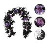 Artificial Maple Leaf Pumpkin Vine Garland 170 To 180cm Halloween Decorative Faux Leaf Garland for Seasonal Home and Event Decoration