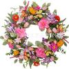 Artificial Flower Wreath Easter Valentines Day Hotel Restaurant Door Decorations