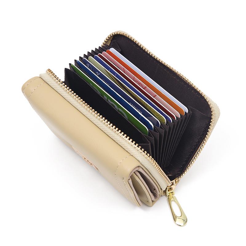 Geldbörse Damen Kurz PU Klein Frisch Faltbar Damen Handtasche