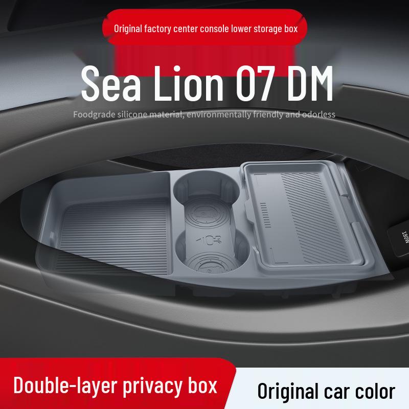Fits Haishi 07 DM-i: Multifunctional Center Console & Glasses Storage Box Car Accessory
