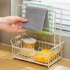 Sponge Rag Rack Dishcloth Drying Rack Sink Faucet Detergent Sponge Holder   for Kitchen Countertop