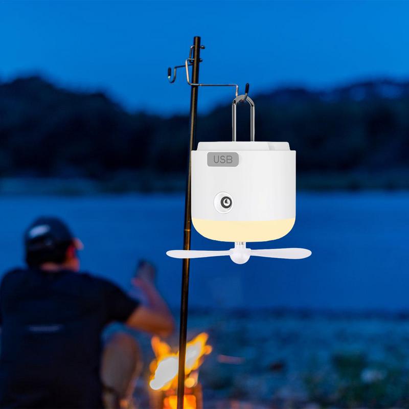 Mosquitoes Repelled Outdoor Patio Fan Flying Fly Trap Indoor Flying Fly Catcher For Home Led Lantern Camping Fan Low Noise