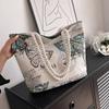 New Women Handbag Floral Printed Beach Shopping Large Capacity Tote Bag Fashion Casua High Capacity Travel Ladies Shoulder Bag