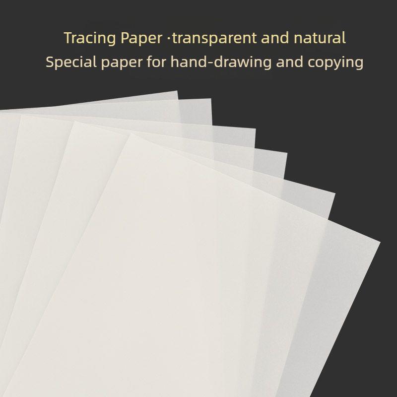 500/50 Sheets Tracing Paper A5 A4 White Translucent Sketching Papers Drawing Art Paper For Drawing School Office Art Supplies