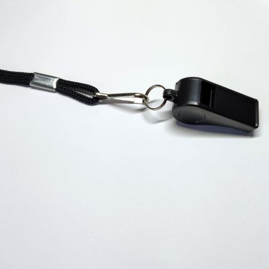 Survival Whistle with Lanyard Loud Crisp Sound Buckle Design Portable Warning Accessory Outdoor