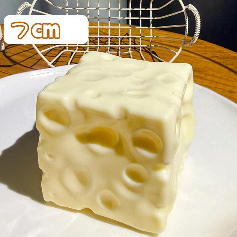 Jumbo ostekubbe Stressball Formbar Langsom Tilbakefjærende Klemball Asmr Sensorisk Anti-Stress Fidget Voksne Barn Gaver Hjemmeinnredning