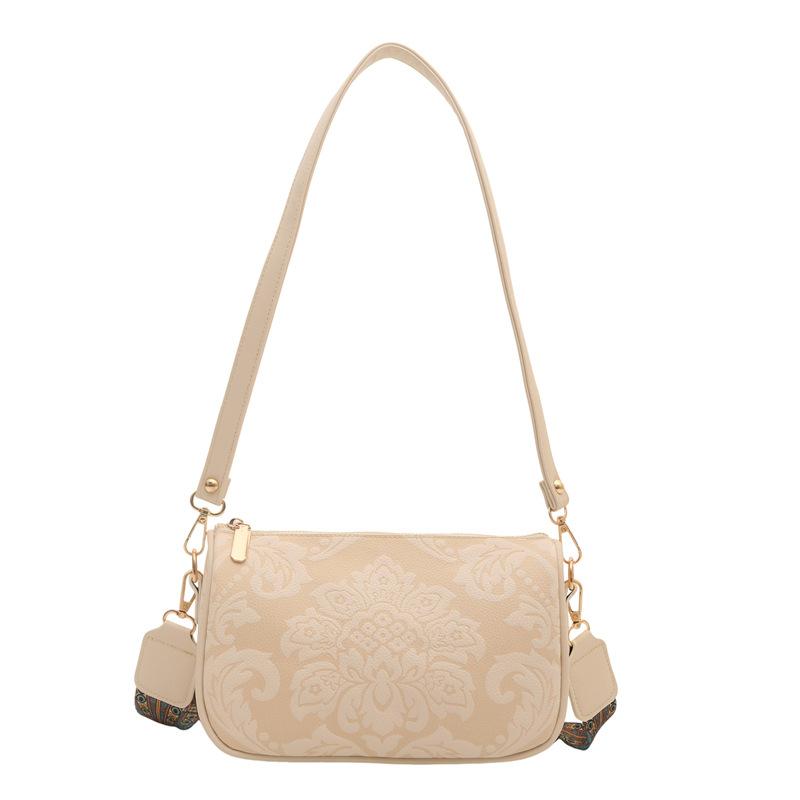 Chinese Style Women's Shoulder Messenger Bag, High-end Texture Temperament, Arm Bag, Retro Women's Pillow Bag.