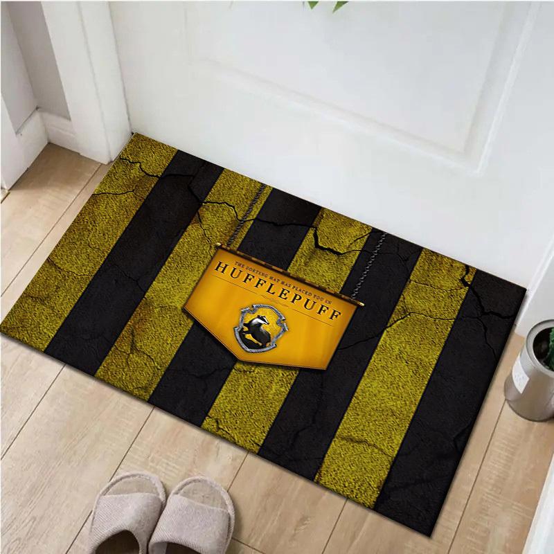 

1pc Office Carpet Chair Mats Hufflepuff House Crest Perfect for Office Chairs, Living Rooms, Or Bedrooms,Polyester Carpet.HDT062 60cm by 90cm